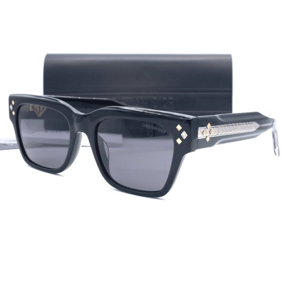 Dior CD Diamond S2 Men's Black Sunglasses NEW AUTHENTIC - Picture 4 of 11
